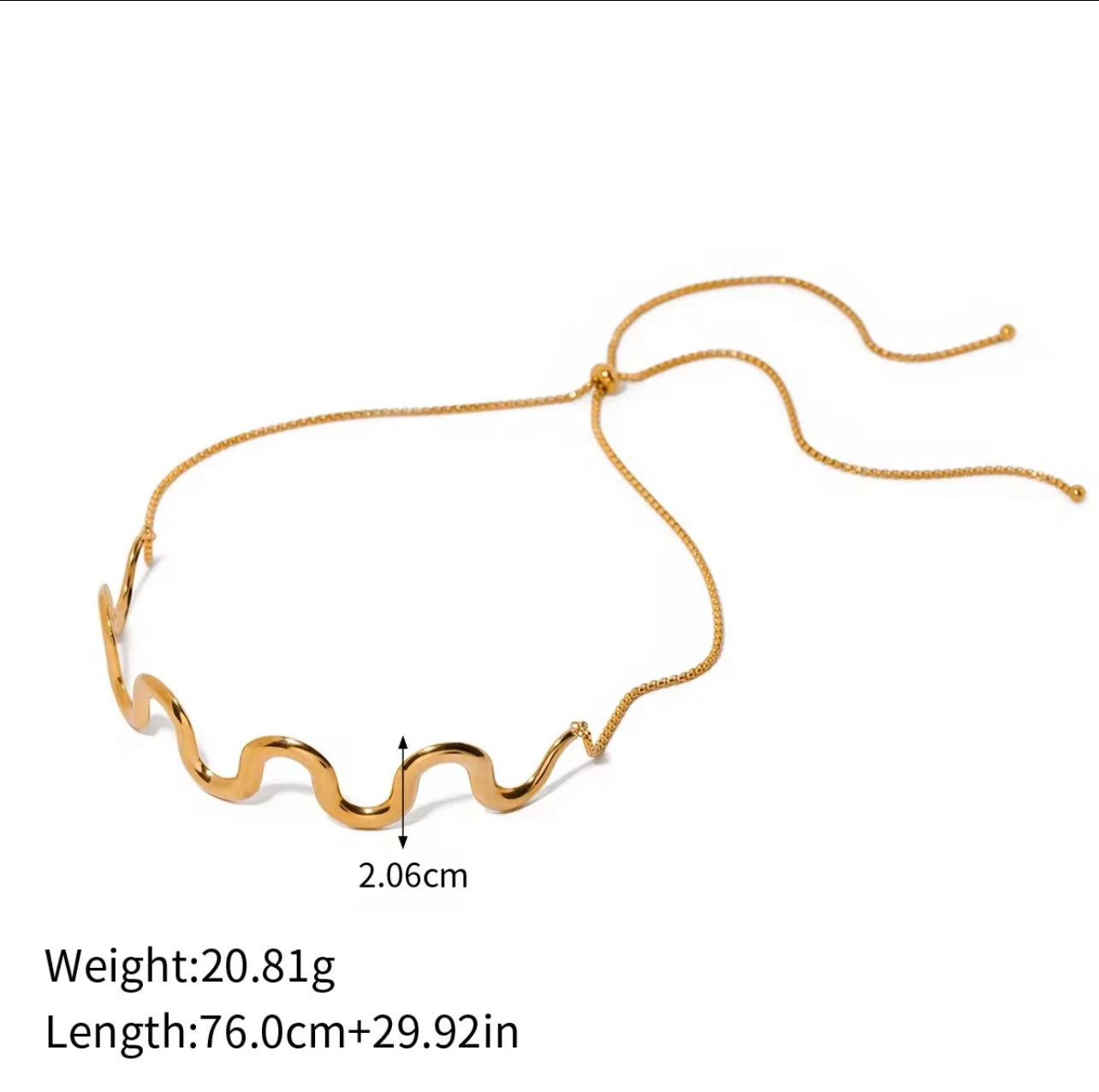 The Golden Wave Choker