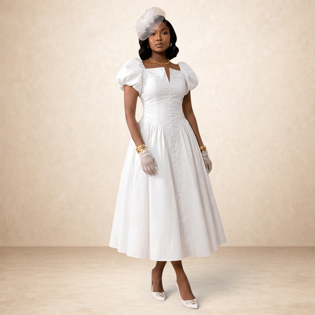 Zina Corset Midi Dress