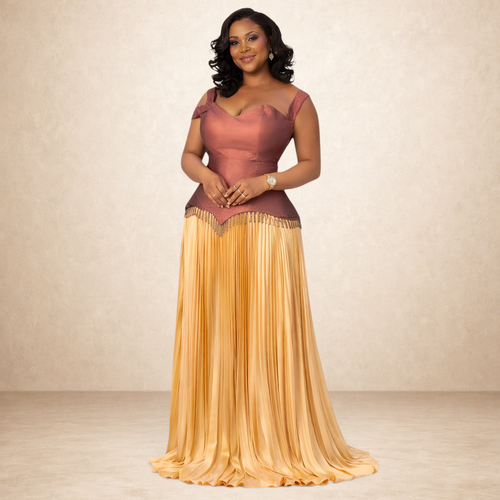 Golden Muse Corset Set