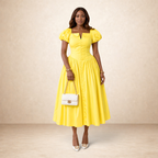 Zina Corset Midi Dress