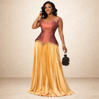 Golden Muse Corset Set
