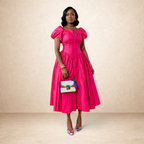 Zina Corset Midi Dress