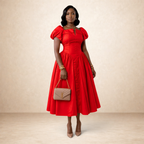 Zina Corset Midi Dress