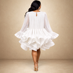The Eloria Ruffle Mini Dress